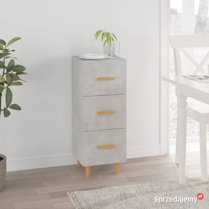 Szafka szarość betonu 345x34x90 materiał mazowieckie Warszawa