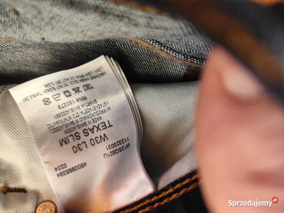 Spodnie Wrangler Texas Slim Nniebieskie W30 L 30 Wrangler