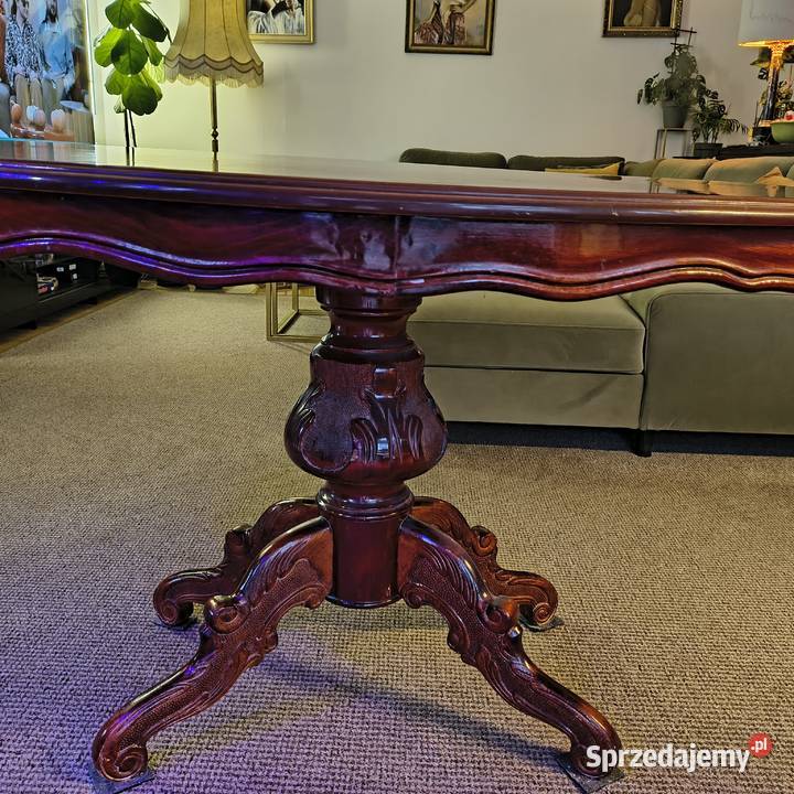 Śtół z6 krzesłami i sofą stylizowane Warszawa