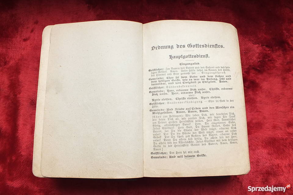 Oryginalny stary modlitewnik z 1920 roku Antykwariat Żary