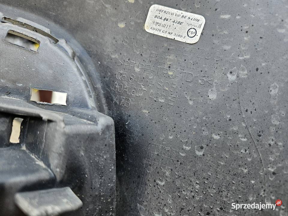 AUDI Q5 SQ5 SLINE 80A NAROŻNIK PRAWY ZDERZAKA Części samochodowe