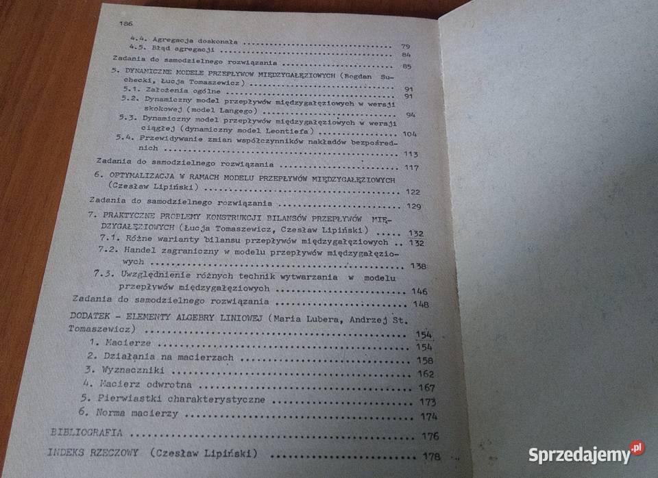 Przepływy międzygałęziowe elementy teorii Łucja Gdańsk