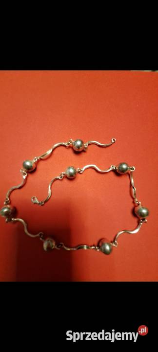 Naszyjnik srebrny z kulkami