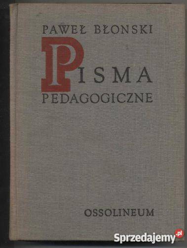Pisma pedagogiczne Szczecin sprzedam