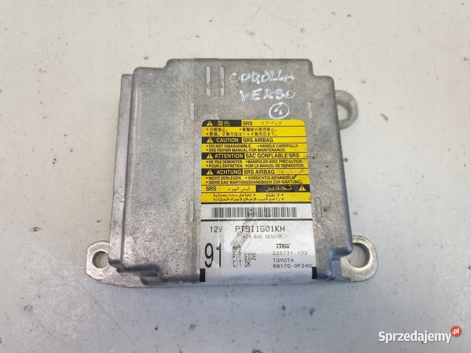 Corolla Verso II MODUŁ PODUSZEK AIRBAG Rudka sprzedam