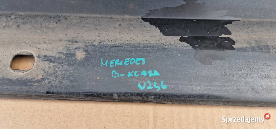 BKLASA W246 LISTWA PROGOWA NAKŁADKA PRÓG osobowe sprzedam