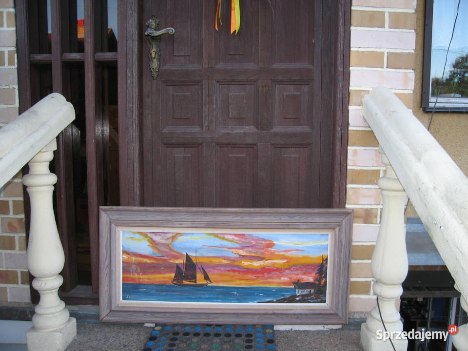 Duży obraz sprzedam inny kolor Dom i Ogród