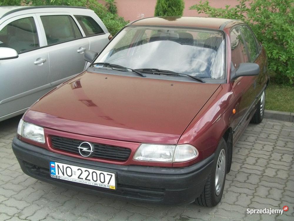 Opel Astra F warmińsko-mazurskie