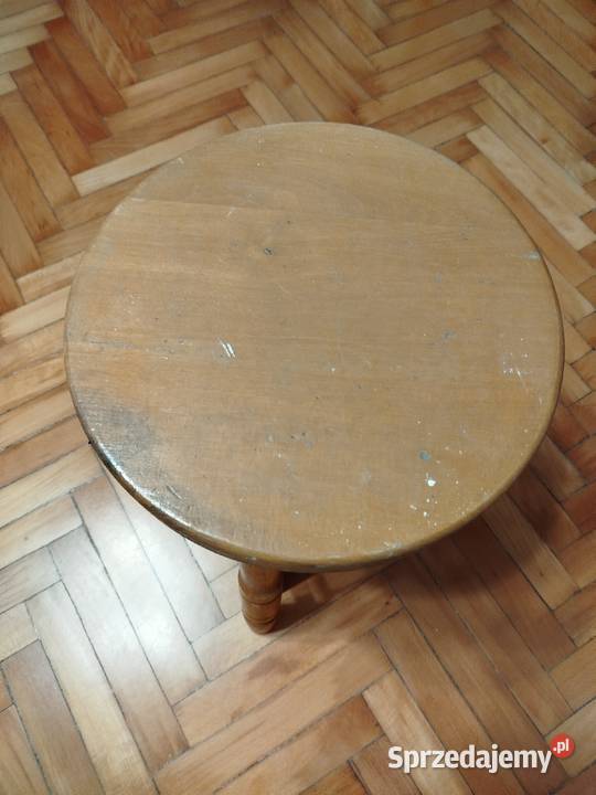 Taboret z prawdziwego drewna 46 wysokości 31 Kraków
