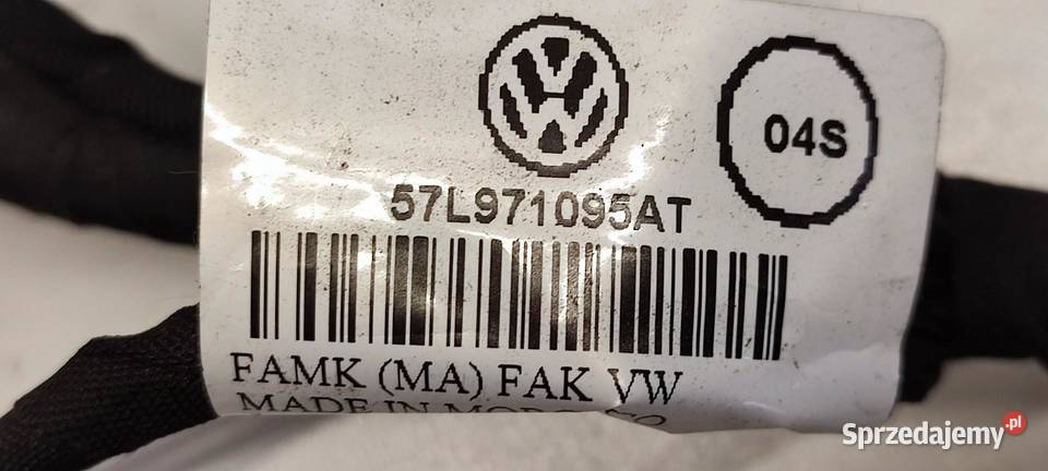 VW TAYRON WIĄZKA ZDERZAKA PRZÓD 57L971095AT osobowe