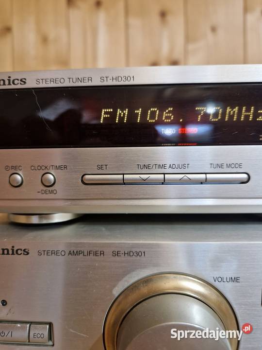 Wieża Technics seri HD301 kolumny Philips Olszyna