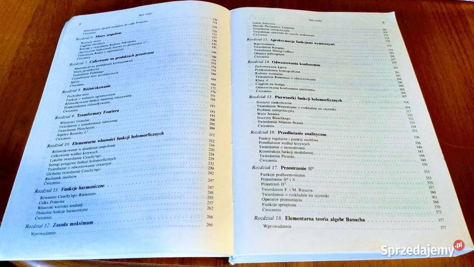 Analiza rzeczywista i zespolona Walter Rudin miękka Gdańsk