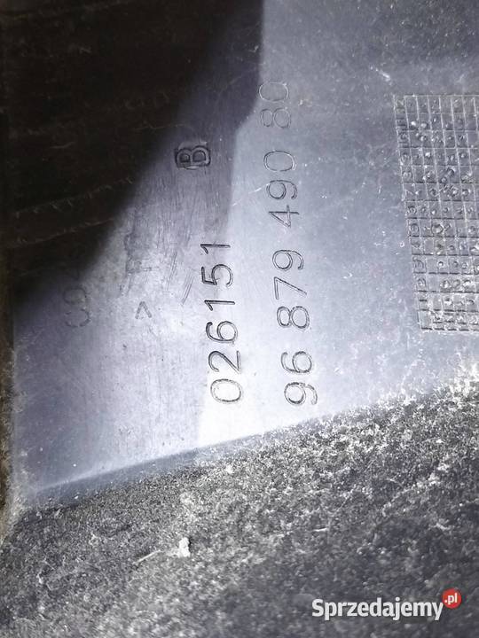 ŚLIZG ZDERZAKA TYŁ KOMPLET Peugeot 508 I 2010