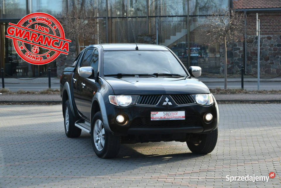 Mitsubishi L200 25d 136 AUTOMAT 2008r SALON 4x4 Kampinos