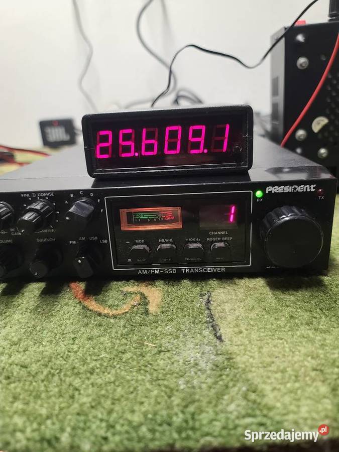 CB radio Jackson 6x40 SSB częstotliwościomierz President Wężyska