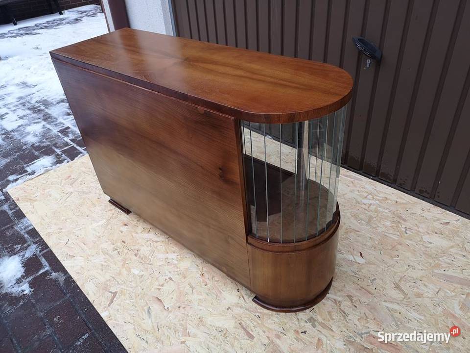 Barek Szafka Stolik Art Deco OrzechUnikat Stary Meble Swarzędz