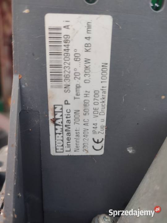 Napęd do bramy przesuwnej Hormann Duczki