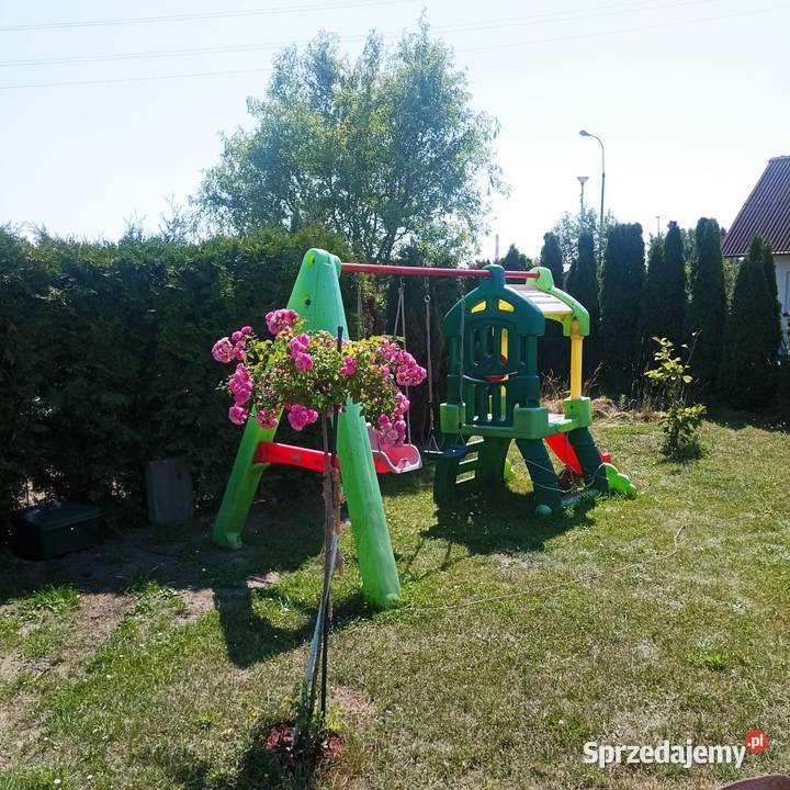 Huśtawka domek plac zabaw dzieci