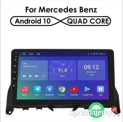 Radio Android 13 Mercedes klasa C W204 S204 gps Ożarowice