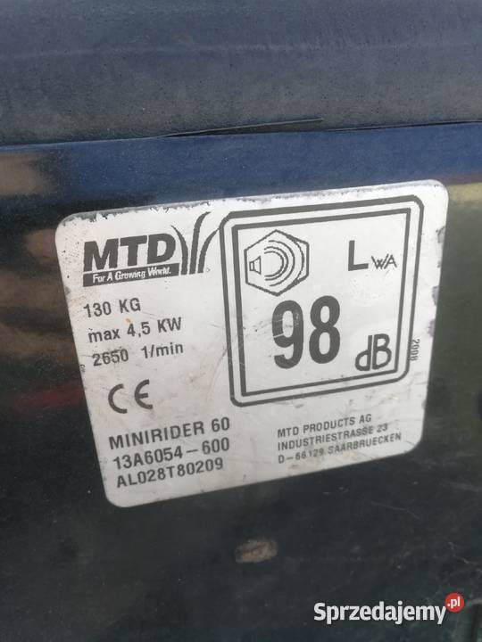 Traktorek kosiarka mtd Strzegom sprzedam