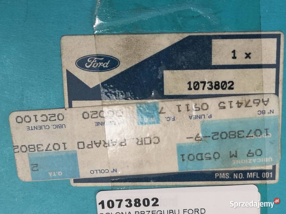 OSŁONA PRZEGUBU FORD FIESTA III 1995 NOWA osobowe lubelskie sprzedam