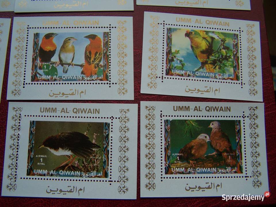 Umm Al Qiwain ZEA 1972 MNH Fauna Ptaki 2 śląskie Tychy