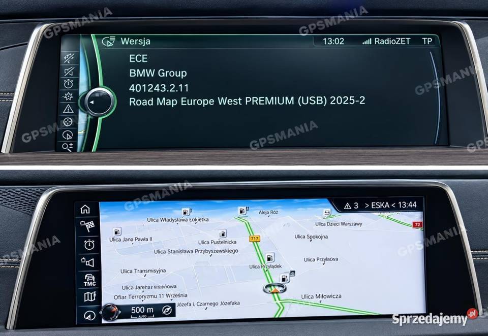 Mapa BMW Premium F10 F20 F30 E87 E90 NAJNOWSZA GPS i akcesoria Aleksandrów Łódzki sprzedam