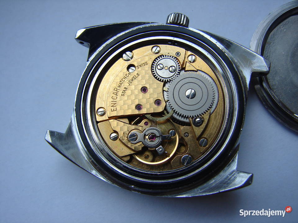 Enicar Star Jewels Szwajcarski zegarek Antyki Warszawa