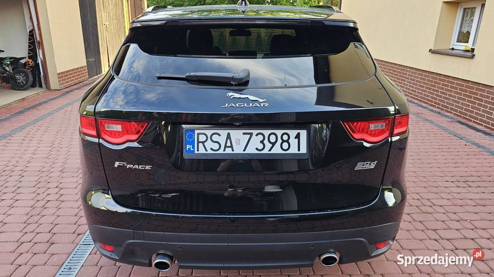Jaguar FPace 30D 300 RSPORT 2018r 4X4 Automat ESP Zarszyn sprzedam