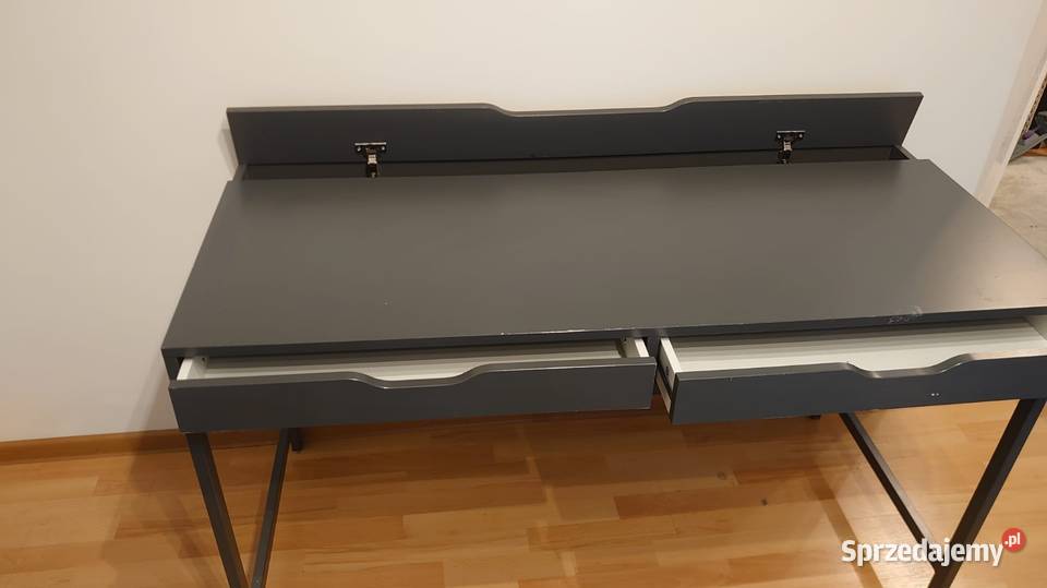 Biurko duże szare Ikea Alex Meble Lubliniec