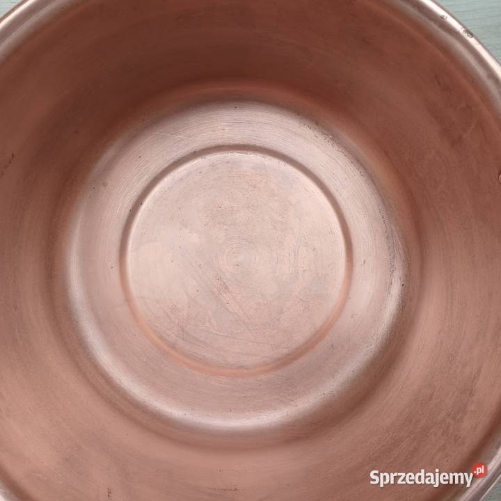 Duża miedziana misa miedziany garnek do powideł sprzedam