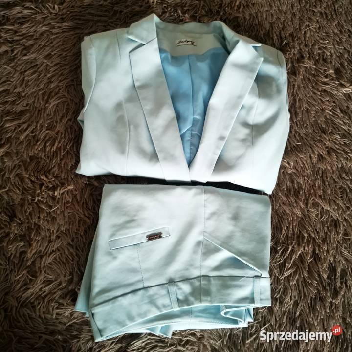 Damski garnitur komplet marynarka spodnie 36 Garsonki i kostiumy Kłodzko