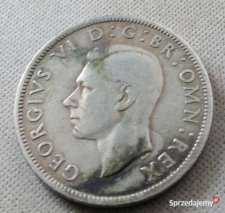 WIELKA BRYTANIATWO SHILLINGS1951 r Numizmatyka Legionowo