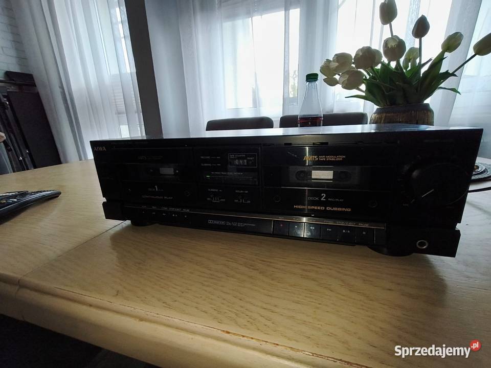 Magnetofon dwukasetowy deck AIWA ADWX333Z made sprzedam