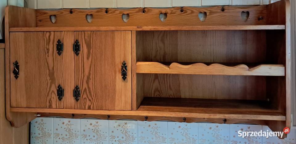 Wisząca półka sosna Cepelia 120cm łódzkie Łódź