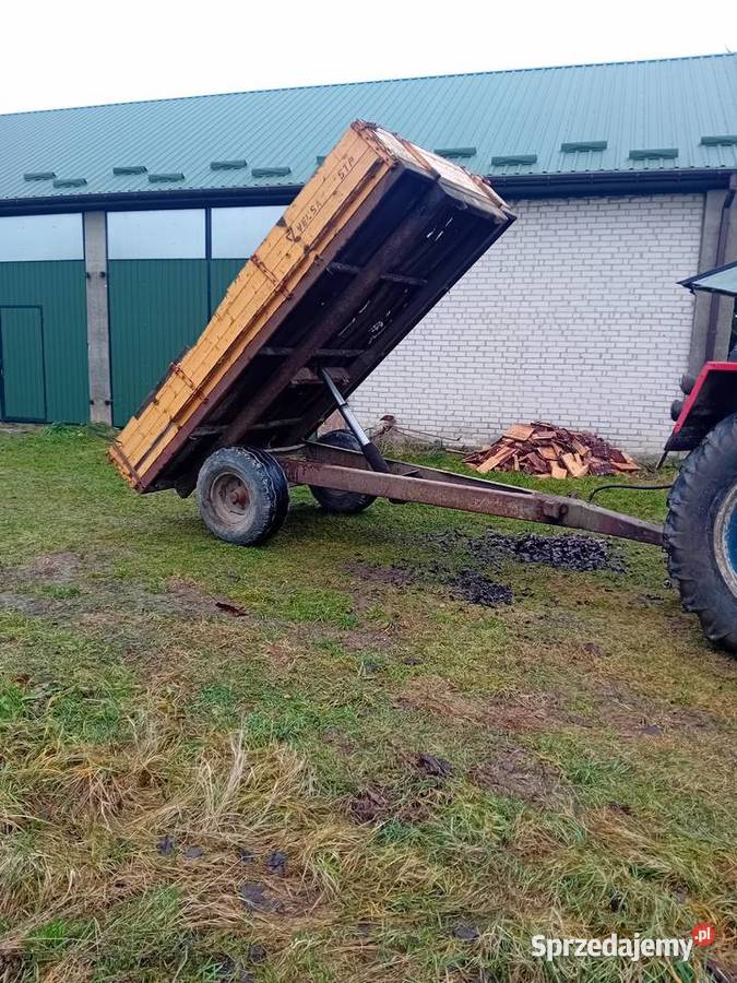 Przyczepa jednoosiowa wywrotka nieuszkodzony Hanna