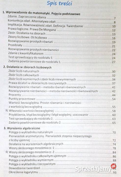 Matematyka 1 Zbiór zadań Marcin Kurczab Elżbieta