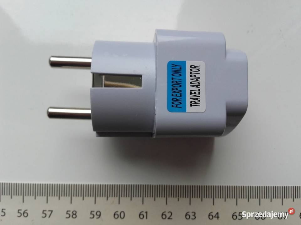 Wtyczka adapter EU uniwersalna AC 230V EU UK AU Bydgoszcz