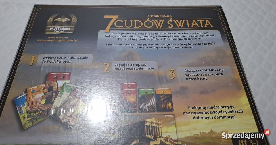 Gra planszowa 7 cudów świata Antoine Bauza Repos Czeladź