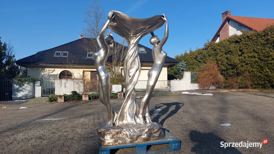 Fontanna z brązu 2 Ladys Unikat H200 Katowice