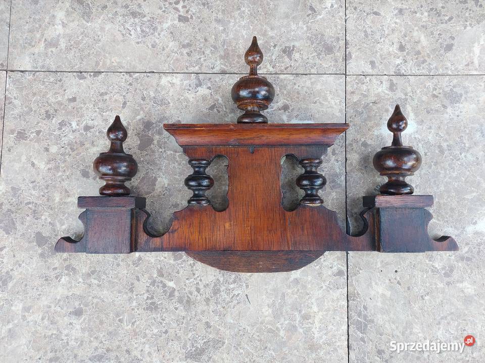 22 korona starego zegara ściennego szerokość 33