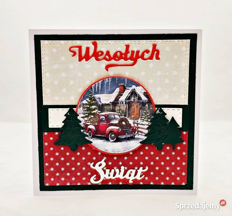 KARTKA ŚWIĄTECZNAKartka bożonarodzeniowa ręcznie Wejherowo