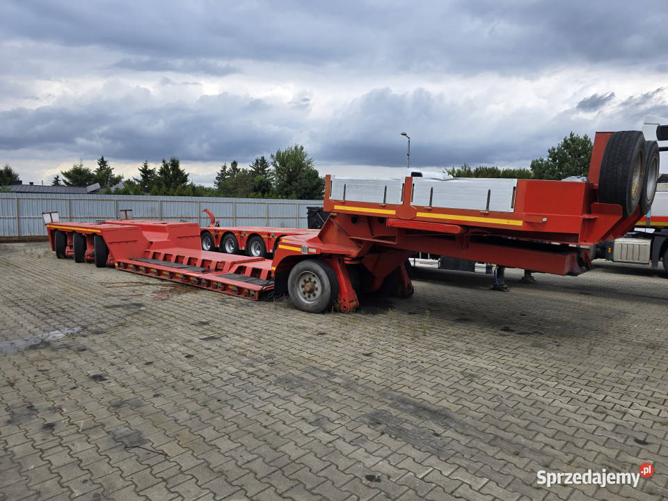 Naczepa niskopodwoziowa NICOLAS B4763D ładowność niskopodłogowe