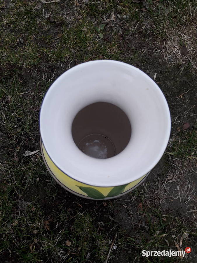 Wazon ręcznie malowany vintage sprzedam