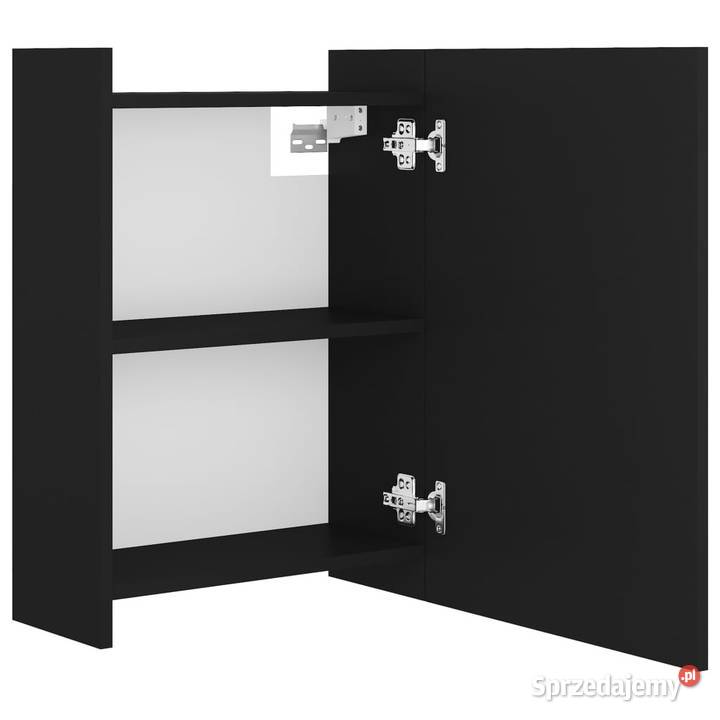 Szafka z lustrem czarna 625x205x64 materiał Warszawa sprzedam