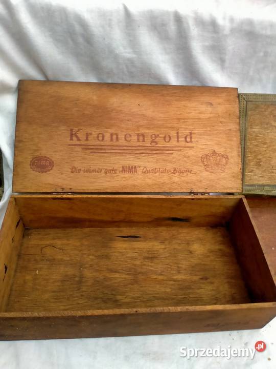 Przedwojenne pudełko cygarach Pińczów