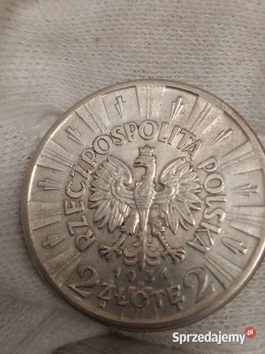 2 RP 2 złote 1934 Piłsudski Łochów