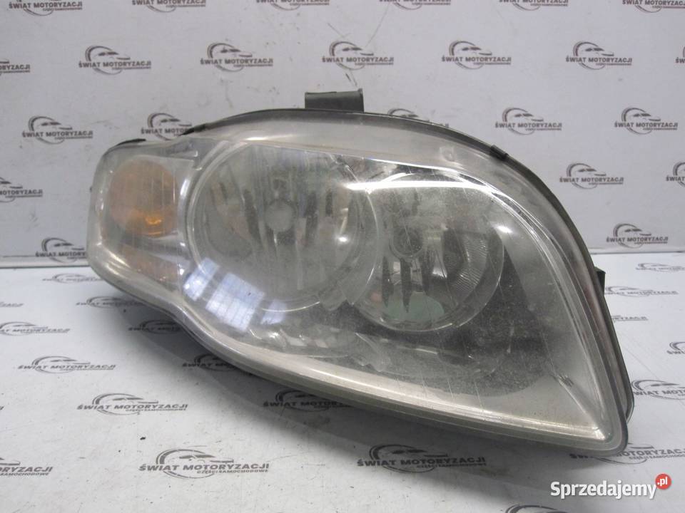 AUDI A4 B7 07r lampa prawa przód 8E0941004AK Lampy przednie
