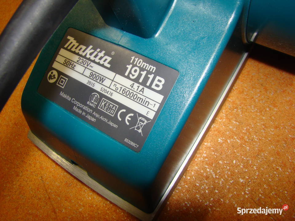 Strug do drewna Makita 1911 B szerokość 100 mm Strugi Bielsko-Biała sprzedam