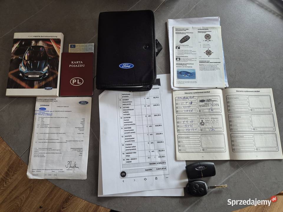 Ford Fiesta Mk72014LiFT12 825DzwiowyStan Idealny 1250cm3 sprzedam